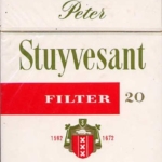 illustration pour Peter Stuyvesant Grey Box