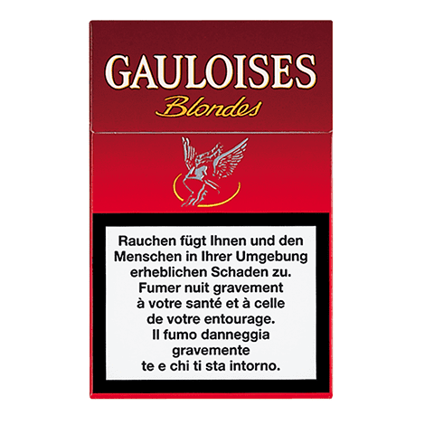 illustration pour Gauloises Blondes Red 27’S