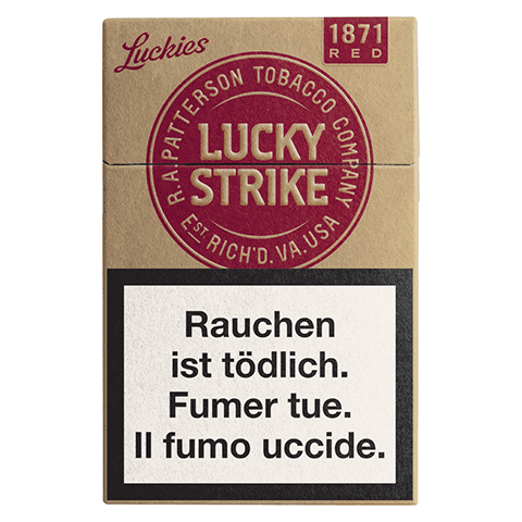 illustration pour Lucky Strike Additive Free Blue